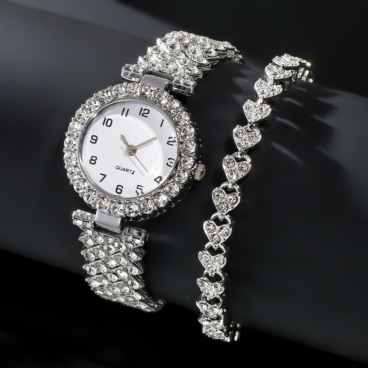 Stylish Ladies' Watch & Bracelet Gift Set