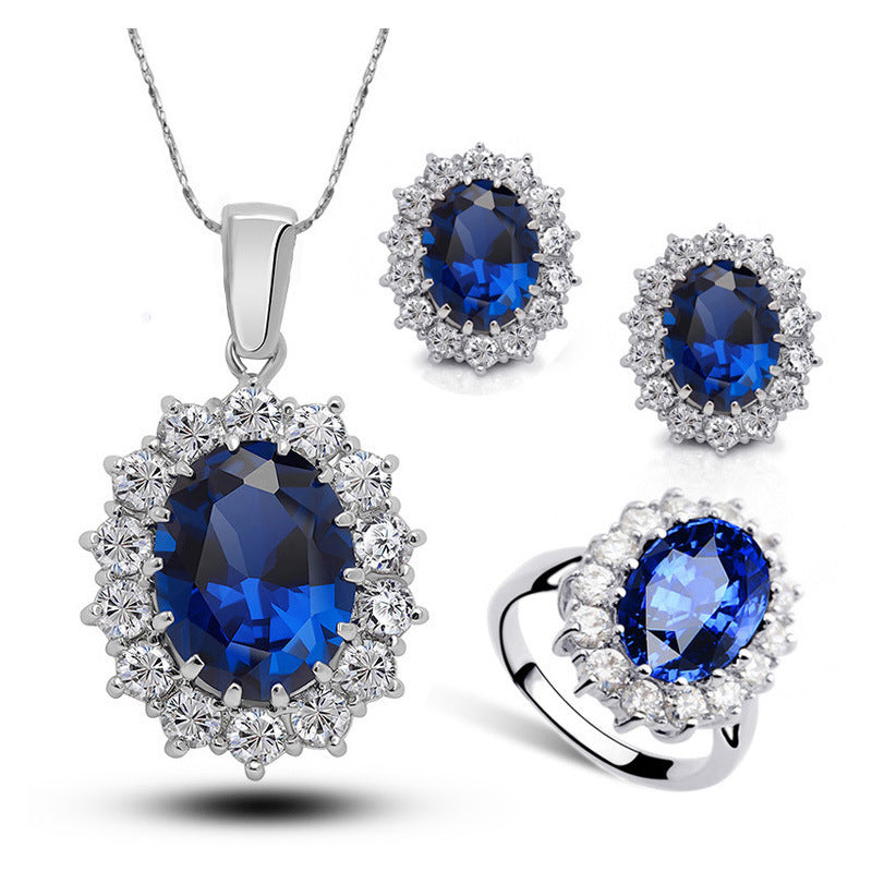 Luxury Crystal Jewelry Set for Brides & Weddings