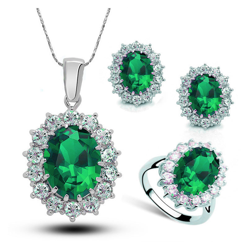 Luxury Crystal Jewelry Set for Brides & Weddings