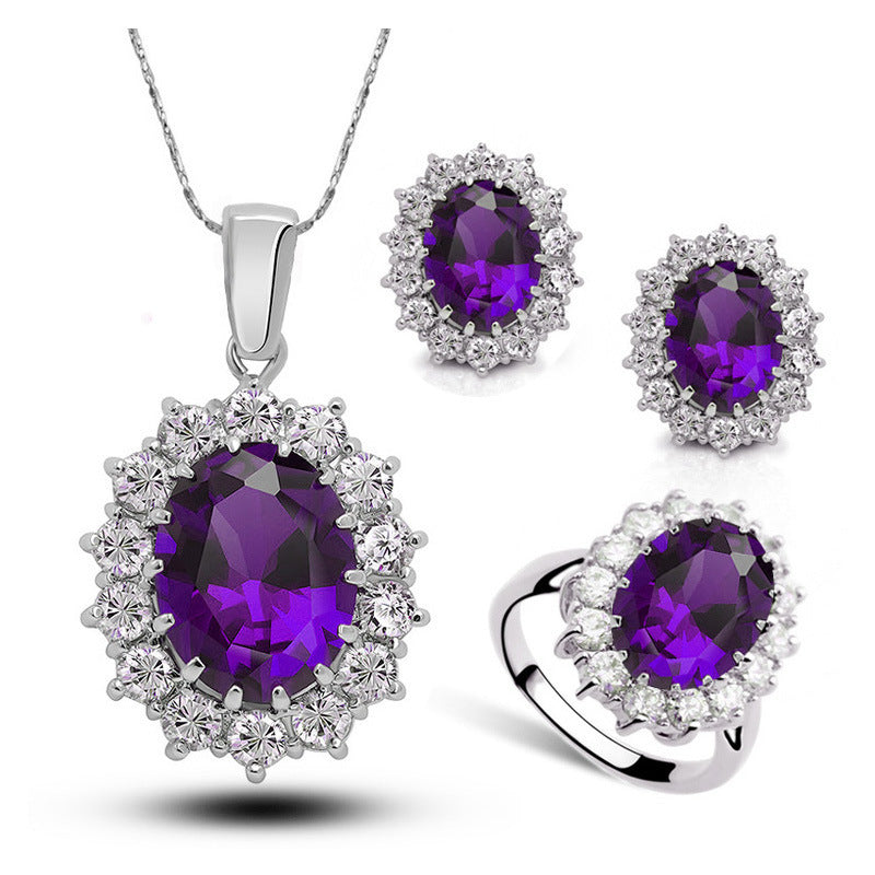 Luxury Crystal Jewelry Set for Brides & Weddings