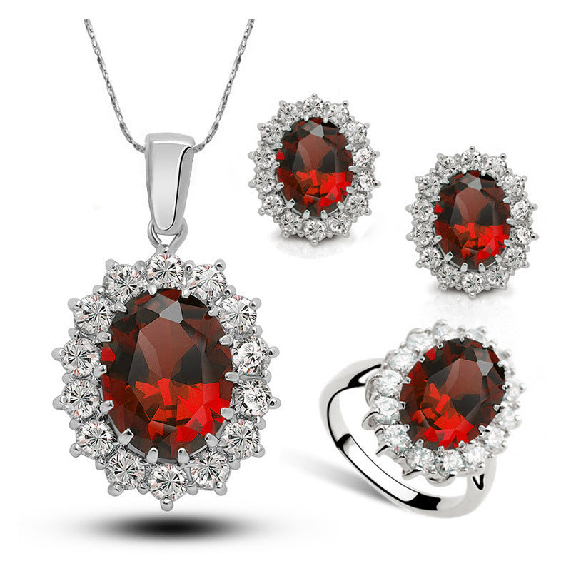 Luxury Crystal Jewelry Set for Brides & Weddings
