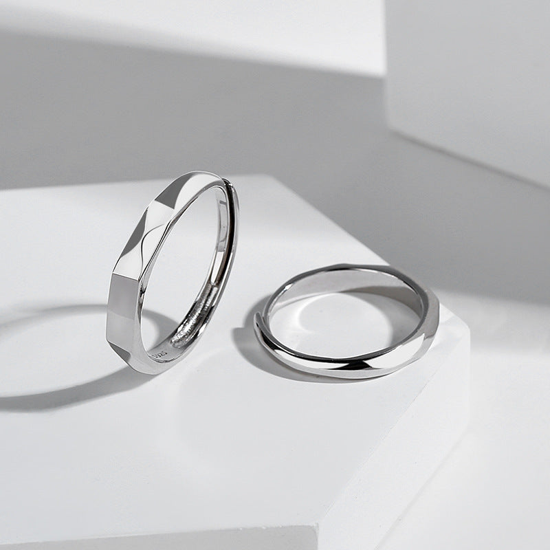 Love Pattern Engagement Ring