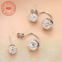 Classic Two Ball Design Earrings