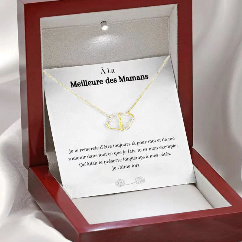 Rhinestone Heart Necklace