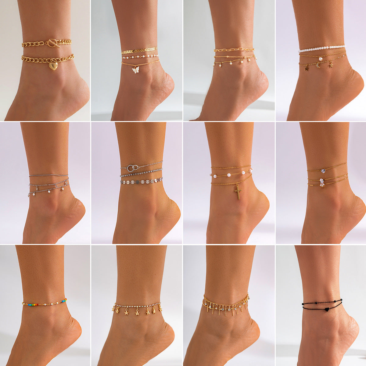 Starry Beach Foot Charm