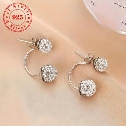 Classic Two Ball Design Earrings