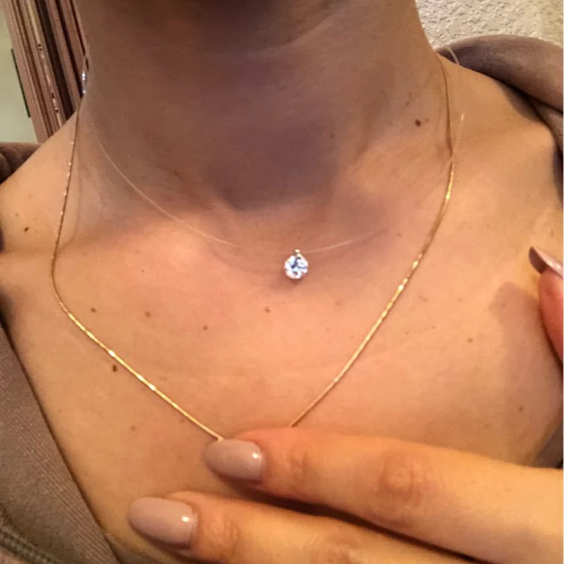 Sterling Silver Crystal and Pearl Pendant Necklace