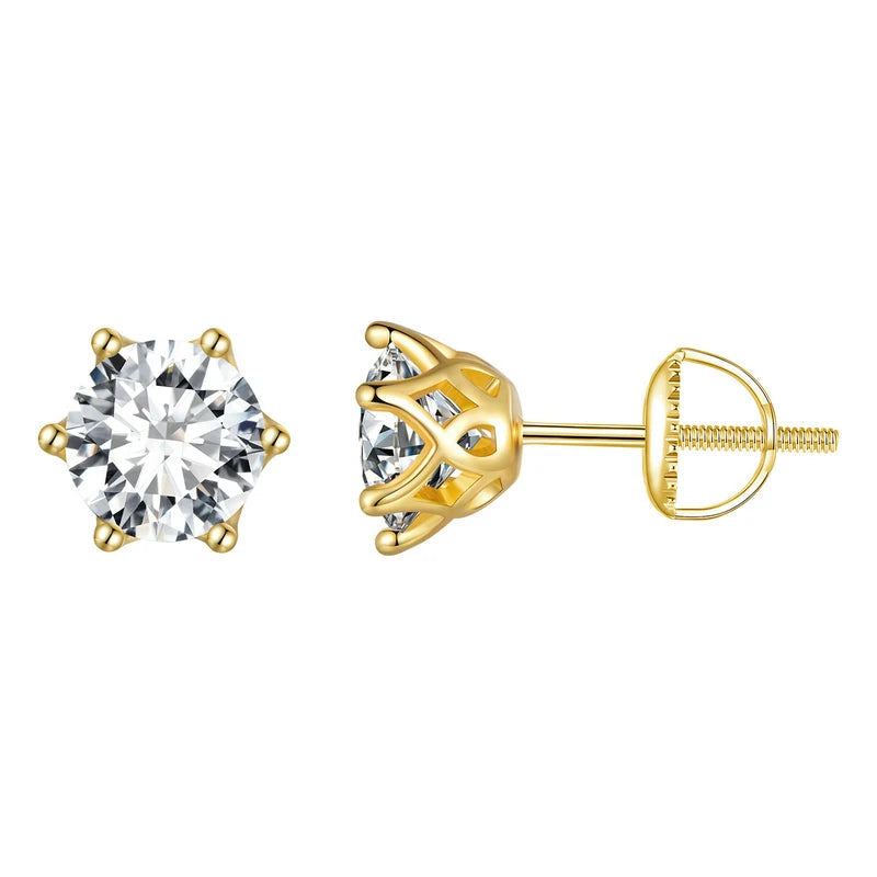 Elegant Moissanite Engagement Earrings