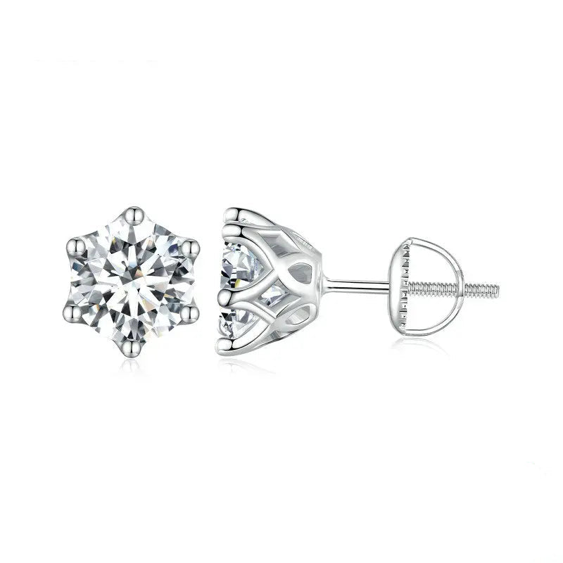 Elegant Moissanite Engagement Earrings