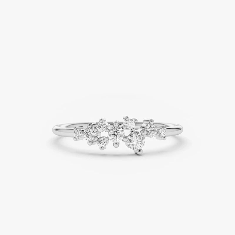 Women’s Sparkling Moissanite Ring