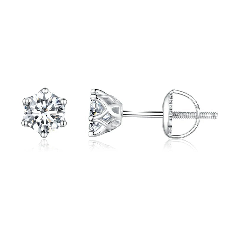 Elegant Moissanite Engagement Earrings