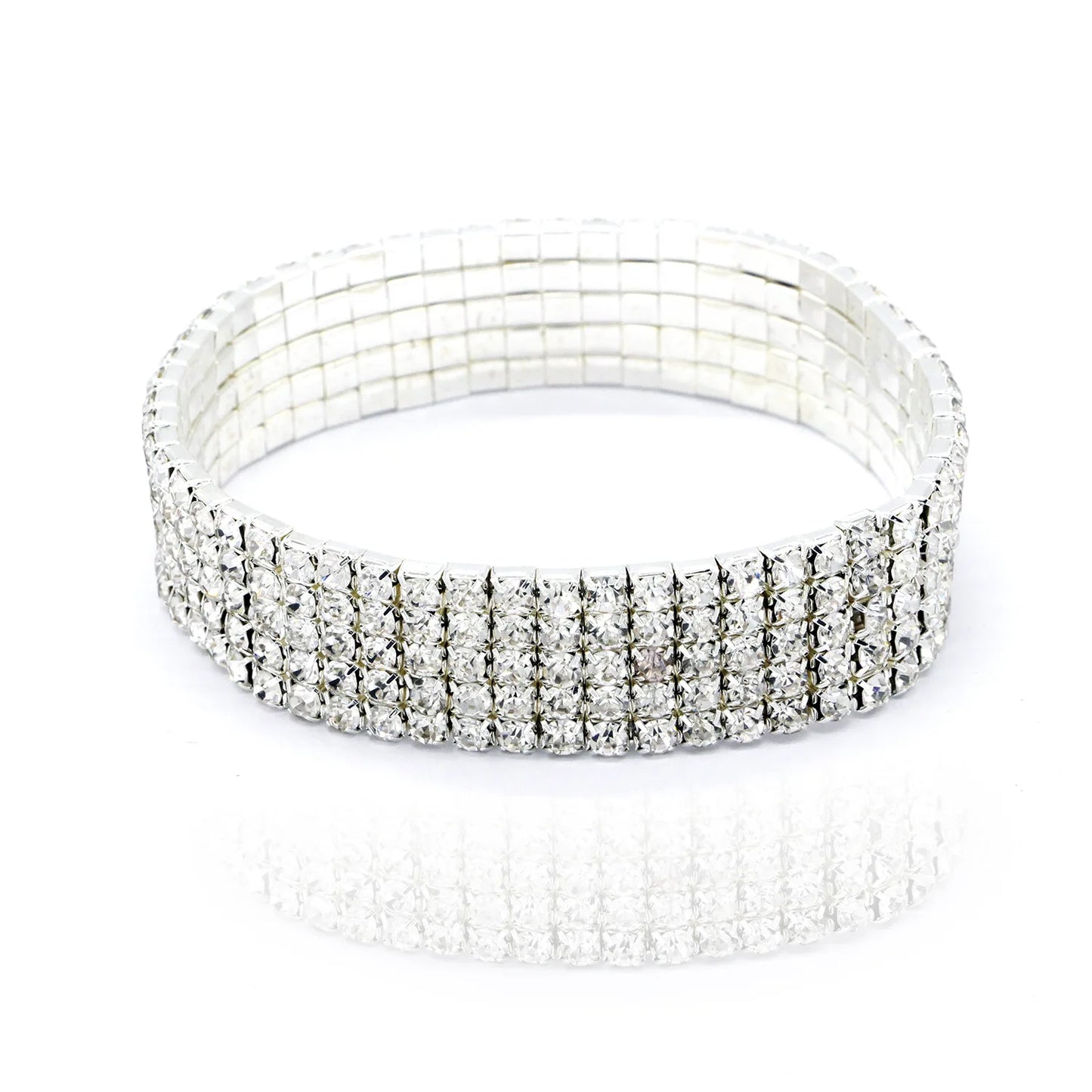 Sparkling Rhinestone Tennis Anklet
