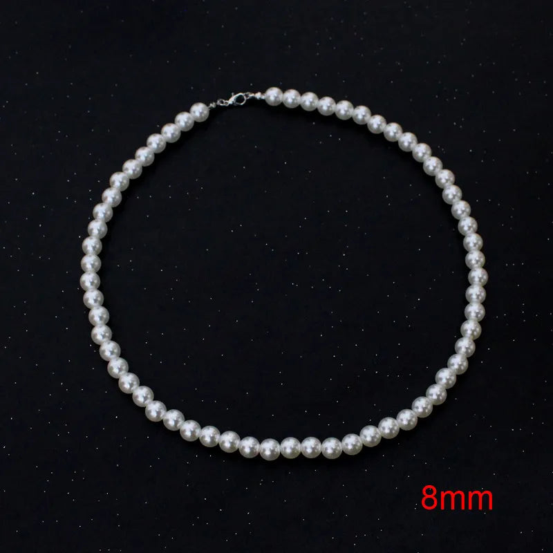 Classic White Pearl Choker for Women