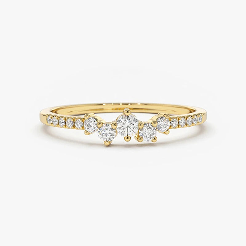 Minimalist Moissanite Engagement Ring for Women