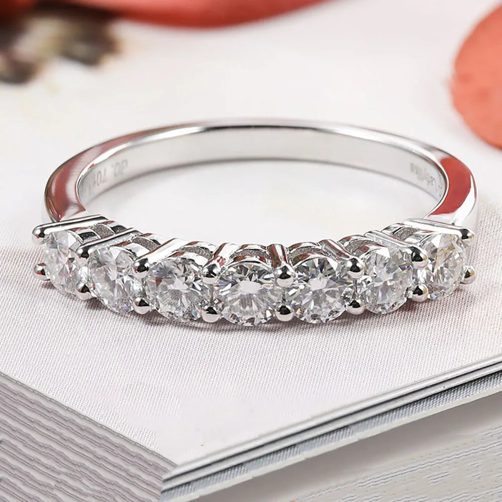 Serenity Moissanite Wedding Ring