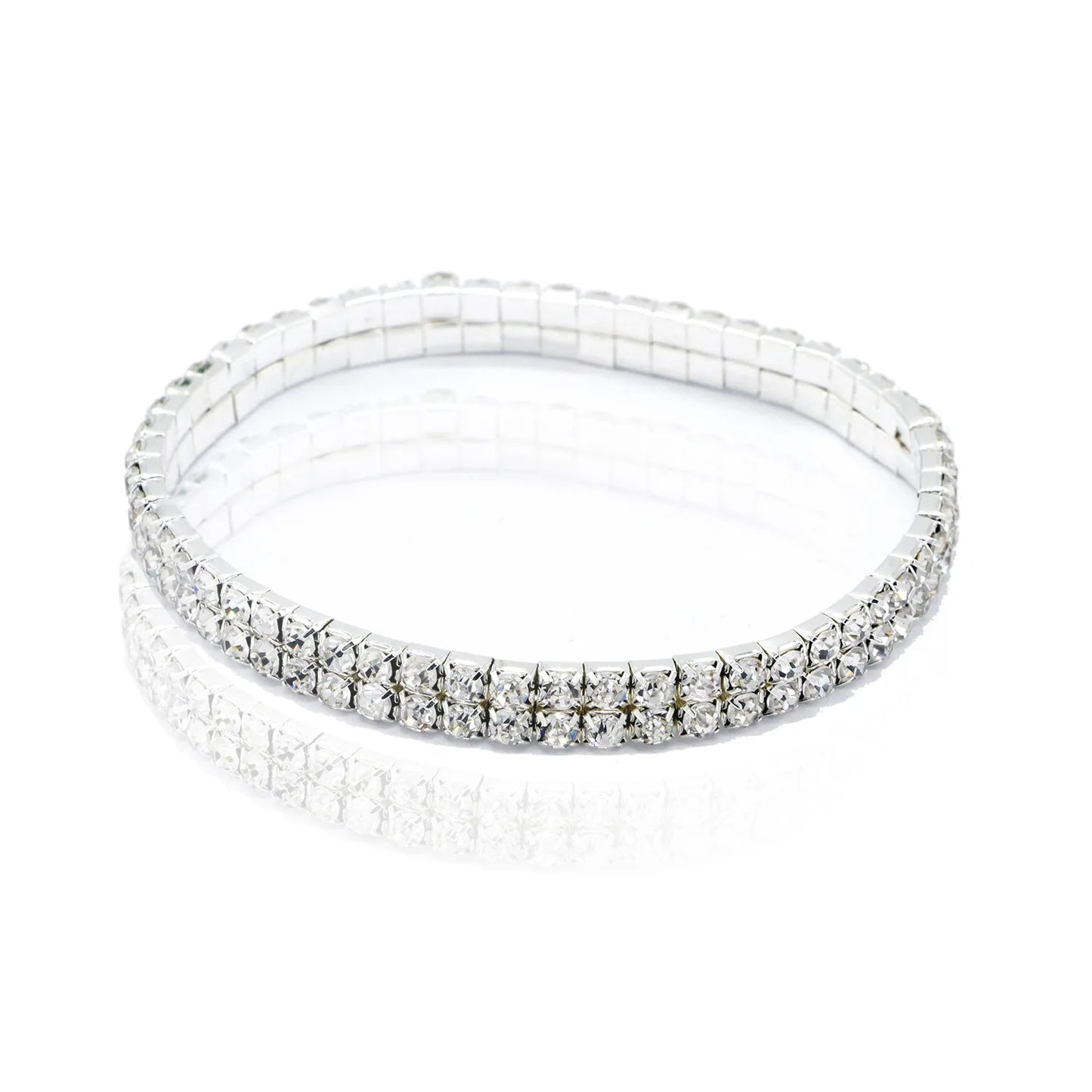 Sparkling Rhinestone Tennis Anklet