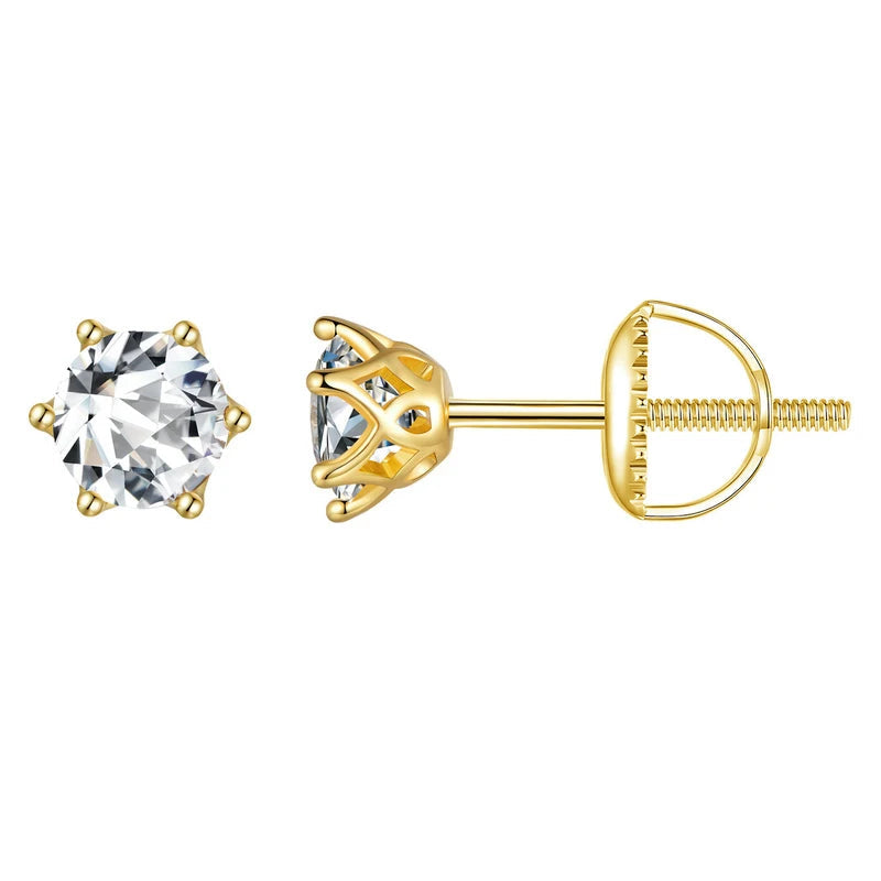 Elegant Moissanite Engagement Earrings
