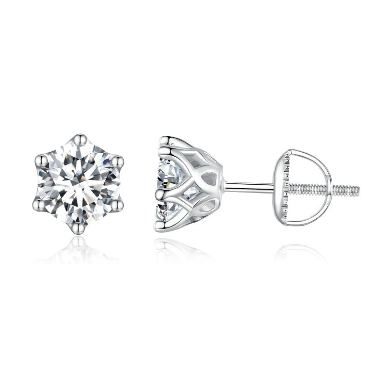 Elegant Moissanite Engagement Earrings