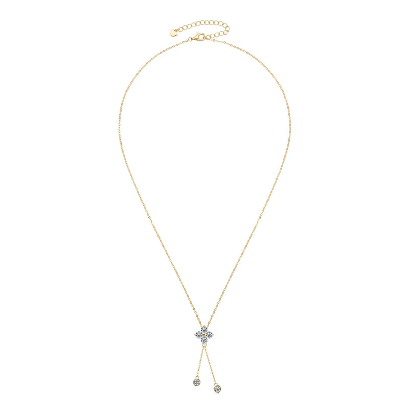 Women’s Moissanite Flower Necklace