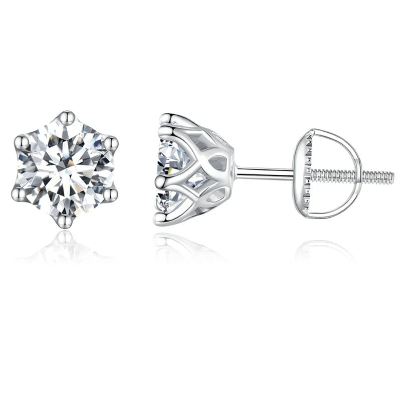 Elegant Moissanite Engagement Earrings