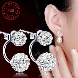 Classic Two Ball Design Earrings