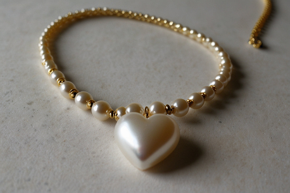 The Latest Fashion Trend: Ingemark Pearl Heart Necklace
