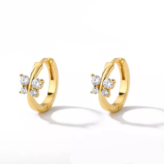  the New Trend: Gold Butterfly Hoop Earrings for Women