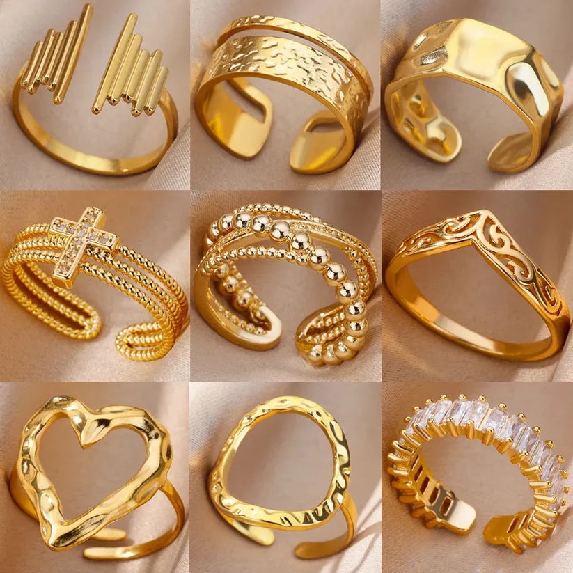 Why Gilded Hearts' Stainless Steel Gold Ring is a Must-Have for Every Bride
