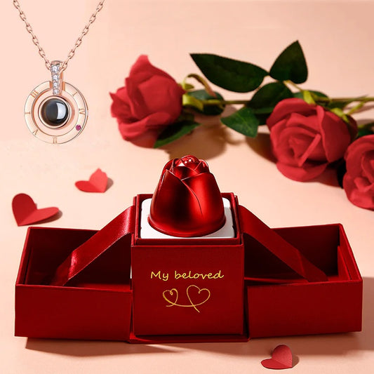 Wedding Rose Necklace Gif