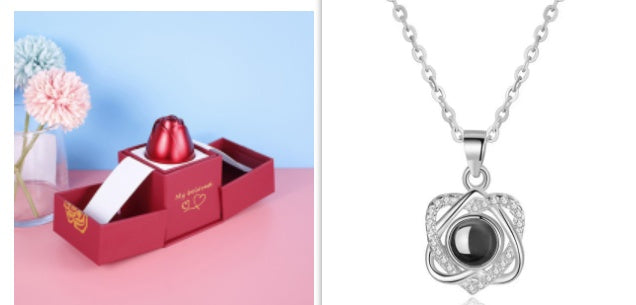Wedding Rose Necklace Gif