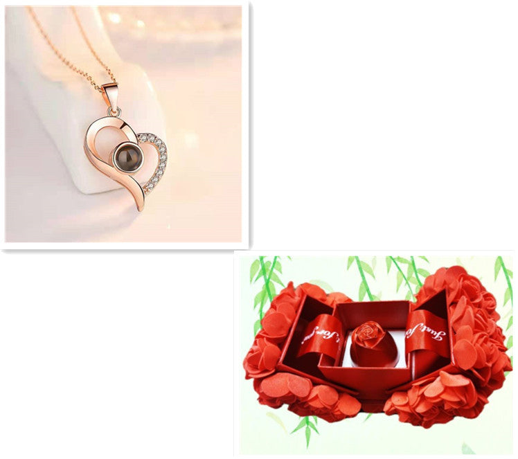 Wedding Rose Necklace Gif