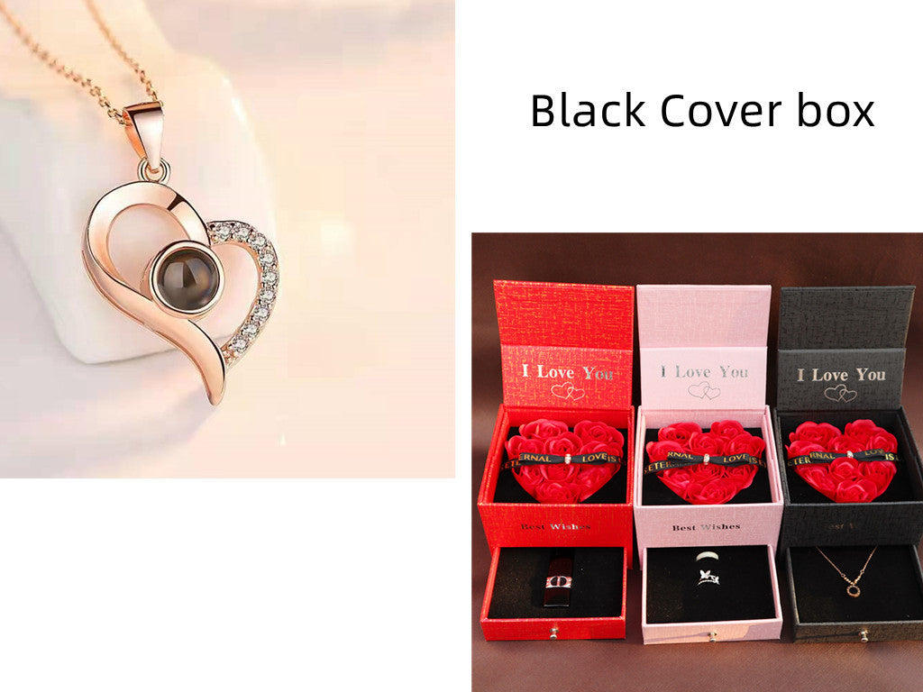 Wedding Rose Necklace Gif