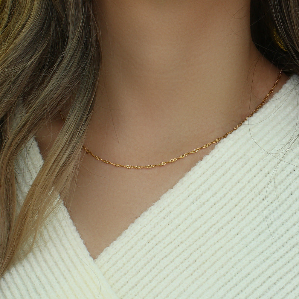Classic Clavicle Chain Bracelet