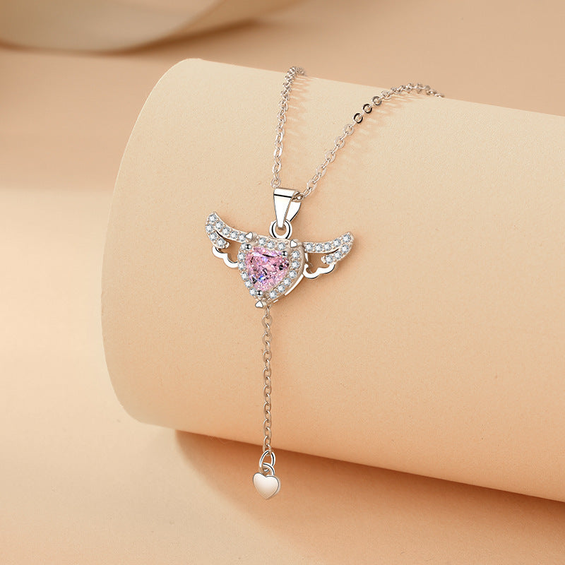 Sterling Silver Angel Wings Necklace