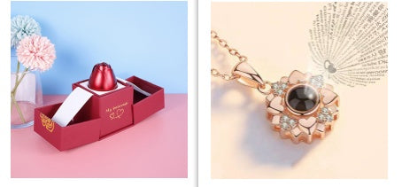 Wedding Rose Necklace Gif