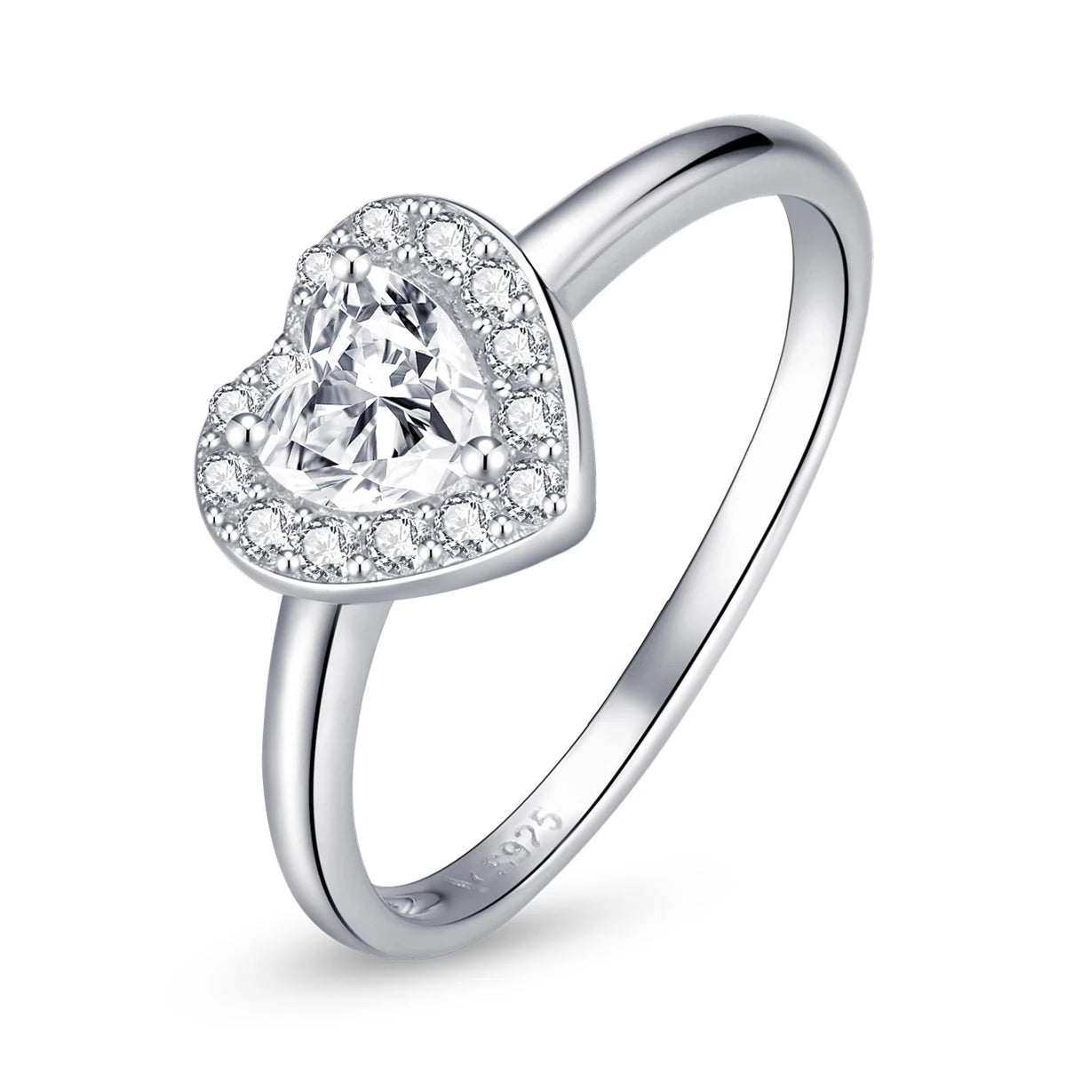 Crystal Heart Ring for Women
