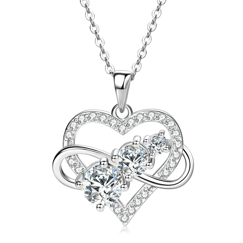 Women’s Moissanite Love Necklace