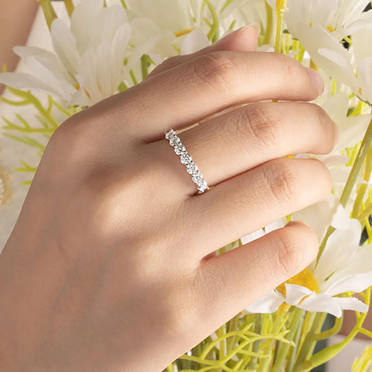 Serenity Moissanite Wedding Ring