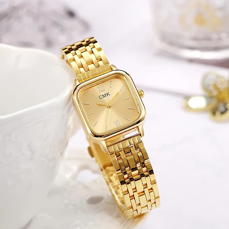 Diamond-Style Watch and Jewelry Set