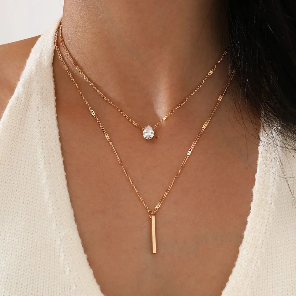 Trendy Zircon Necklace - GulnarStar