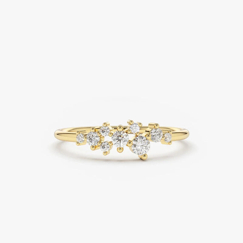 Minimalist Moissanite Engagement Ring for Women