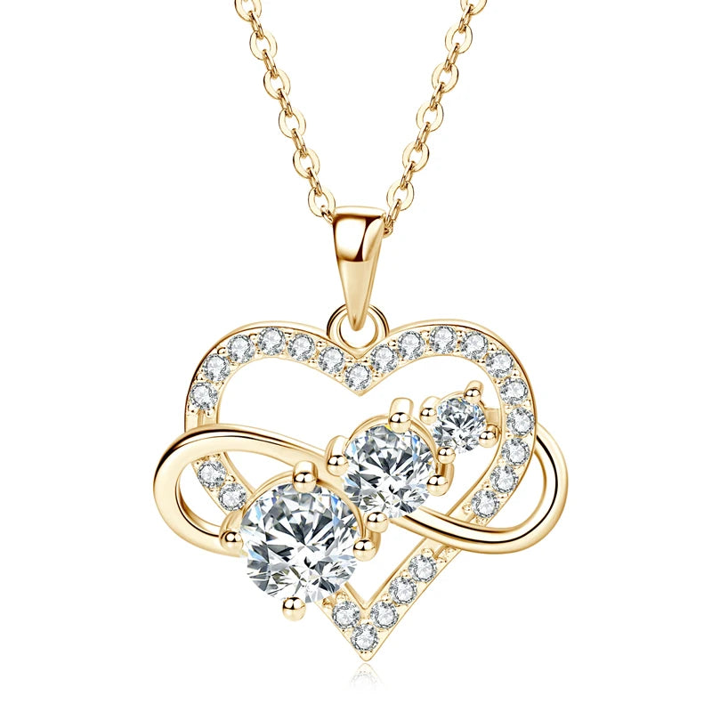 Women’s Moissanite Love Necklace