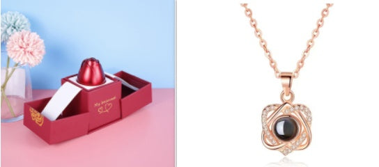 Wedding Rose Necklace Gif