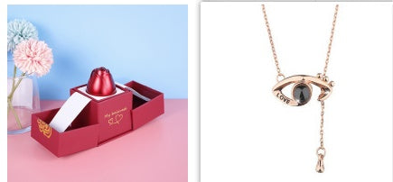 Wedding Rose Necklace Gif