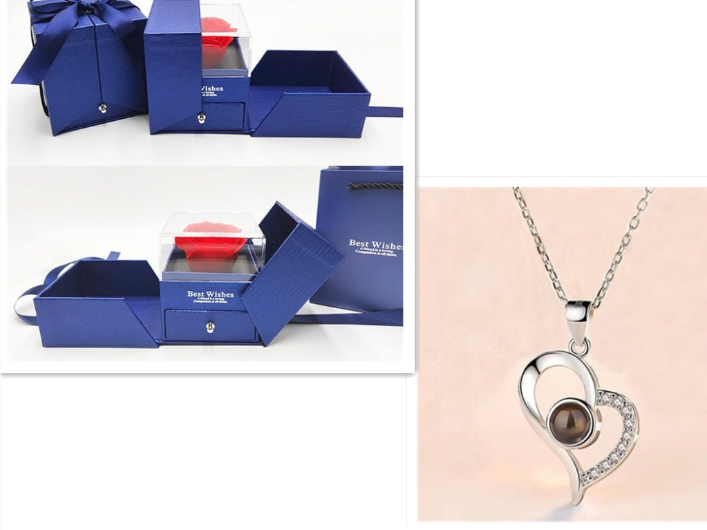Wedding Rose Necklace Gif