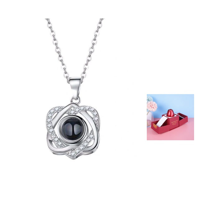 Wedding Rose Necklace Gif