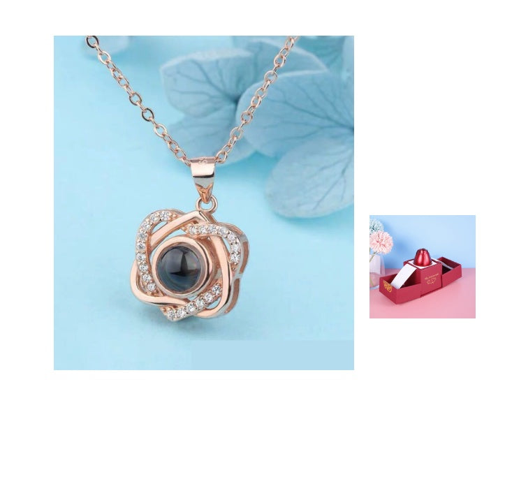 Wedding Rose Necklace Gif
